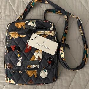 Vera Bradley Quilted Crossbody Bag with Woodland Print